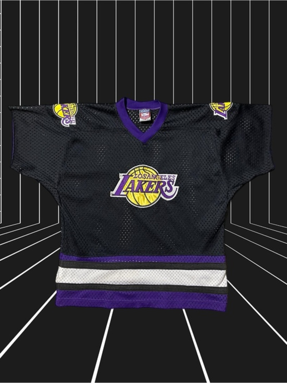 Vintage 90’s NBA Patched LA Lakers Jersey